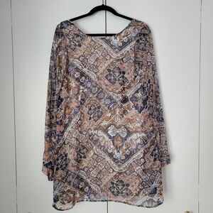 Show Me Your Mumu Bombshell Bell Sleeve Dress Medium